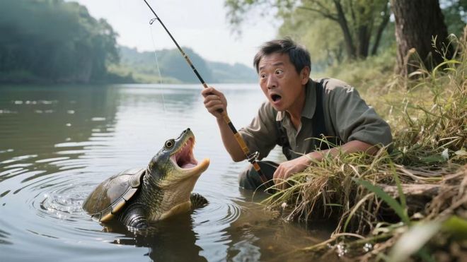 资深钓鱼爱好者_钓鱼大师_水库垂钓视频