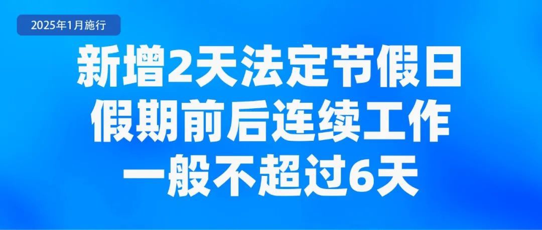 2025年起，这些新规将影响你我生活！