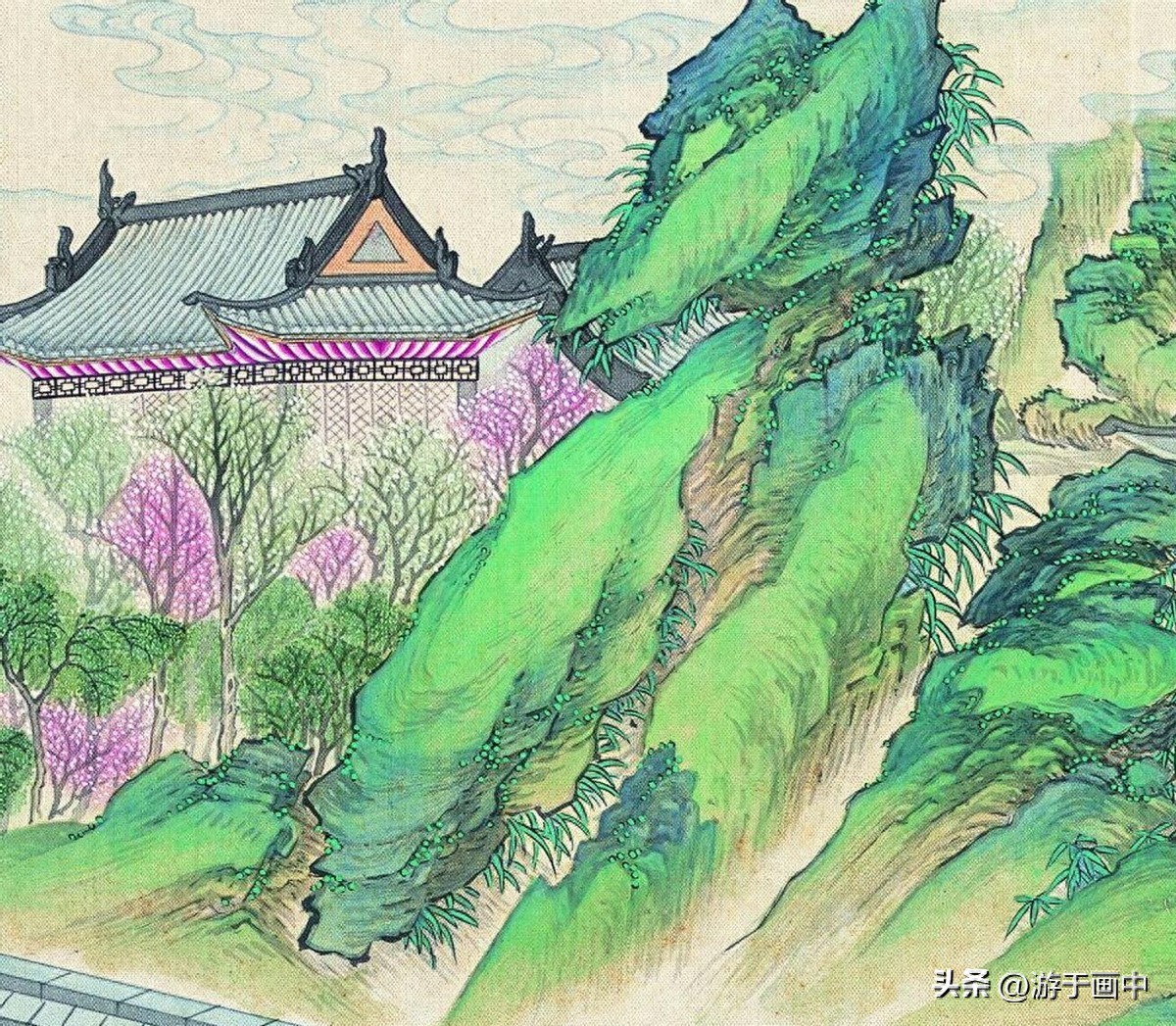 红楼绘本(清.孙温)：第二三回 西厢记妙词通戏语 牡丹亭艳曲警芳心