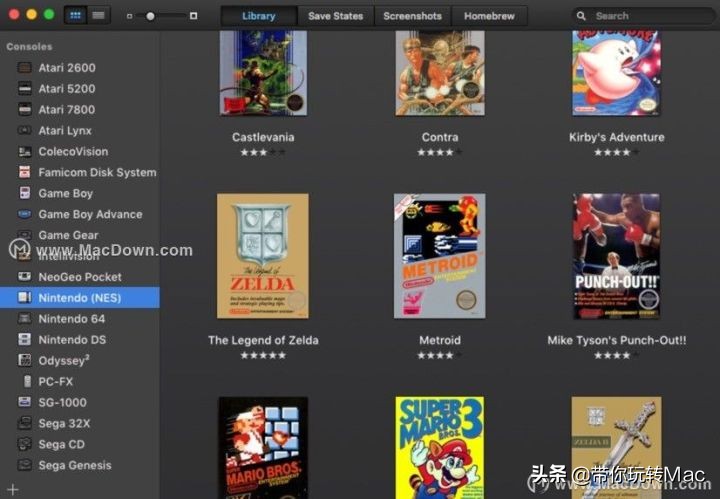 OpenEmu mac 模拟器 软件_OpenEmu 游戏手柄 控制器 支持_fc模拟器游戏合集
