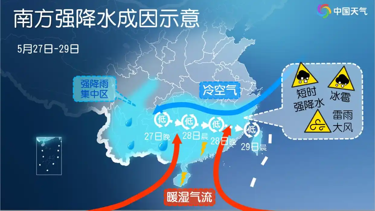 中国天气变化趋势_南方强降雨预警_下周起南北方气温都有大变化