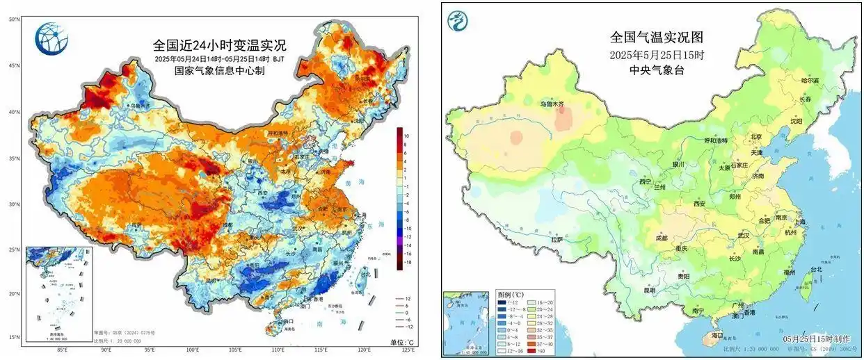 南方强降雨预警_中国天气变化趋势_下周起南北方气温都有大变化