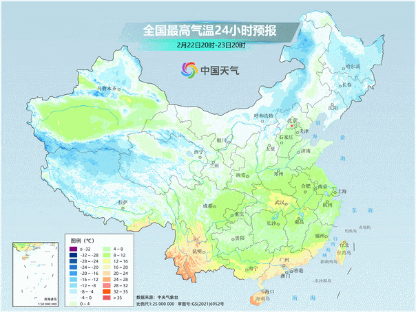 25℃以上天气预测_20℃以上气温预报_下周起南北方气温都有大变化