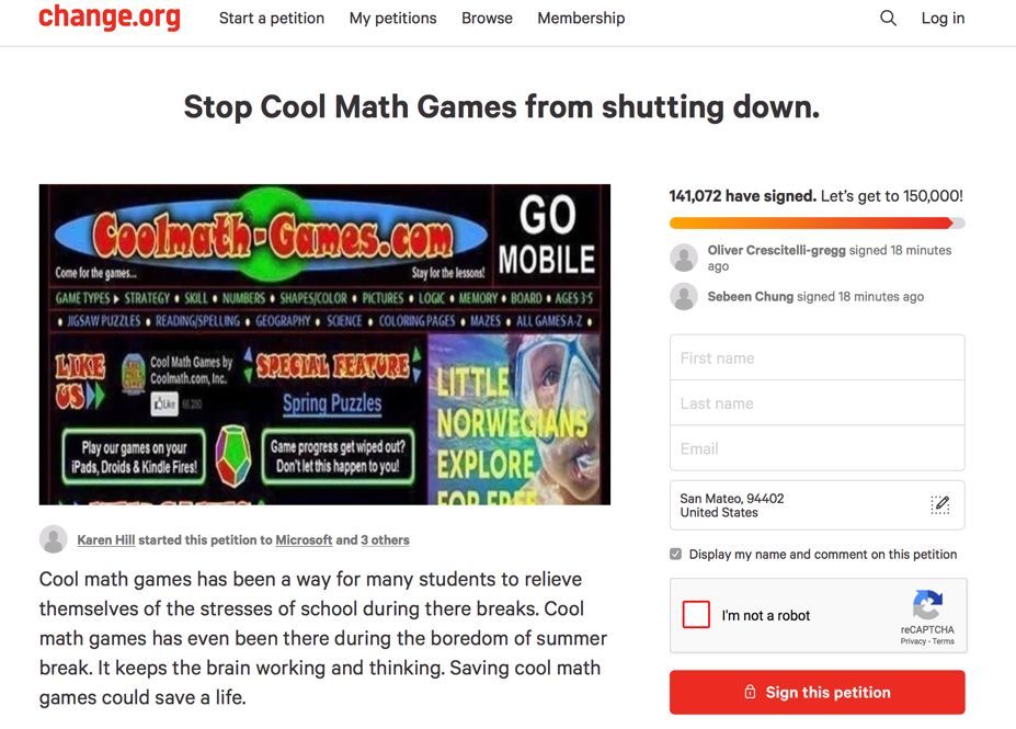 15万人集体请愿，让Flash游戏网站不要关停