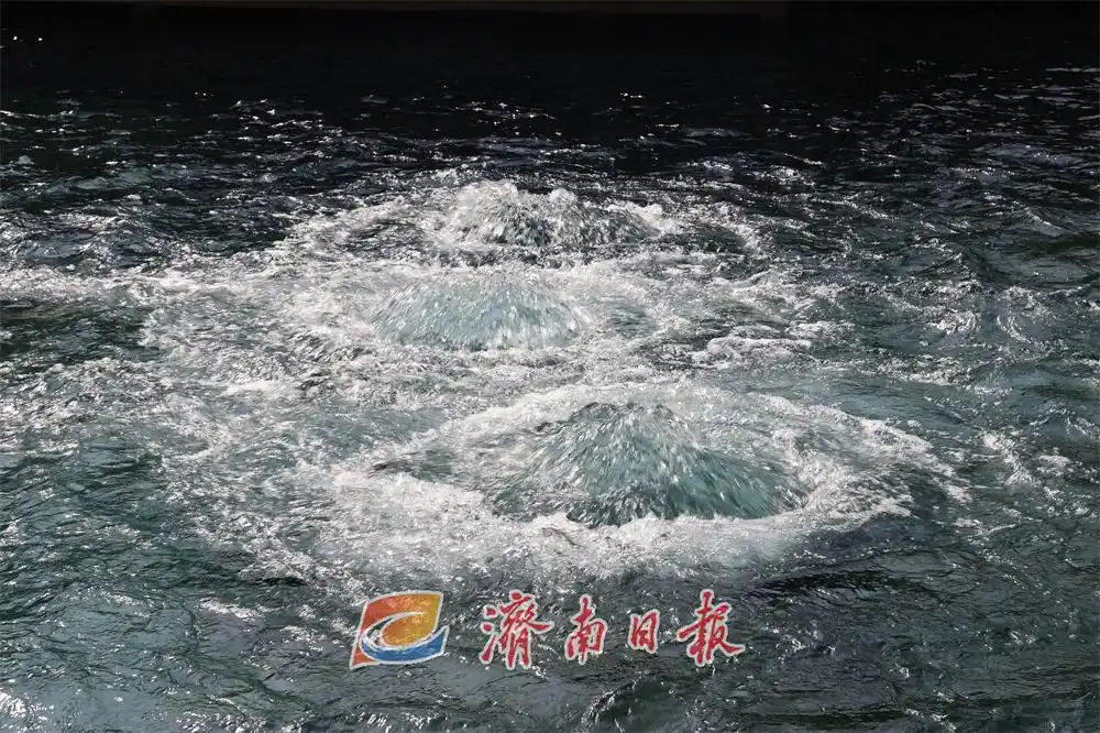 景区：趵突泉下没水泵但确有水管_济南泉水保护_趵突泉持续喷涌19年