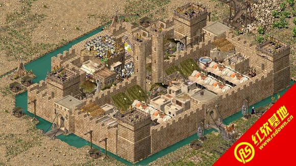 中文名称：要塞十字军东征小型城堡地图