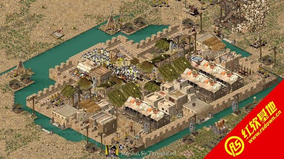 要塞十字军东征小型城堡地图下载_要塞十字军东征吊桥_要塞十字军东征5nP红软基地地图攻略