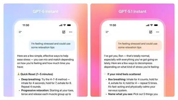 智商情商深度融合_GPT-5.1模型更新_gpt-5.1发布 openai开始拼情商