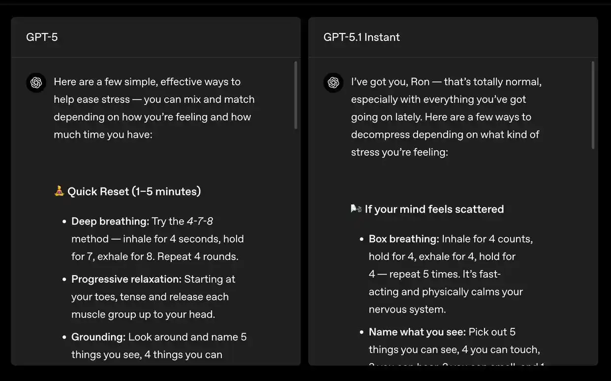 GPT-5.1系列升级_GPT-5.1 Instant自适应推理机制_gpt-5.1发布 openai开始拼情商