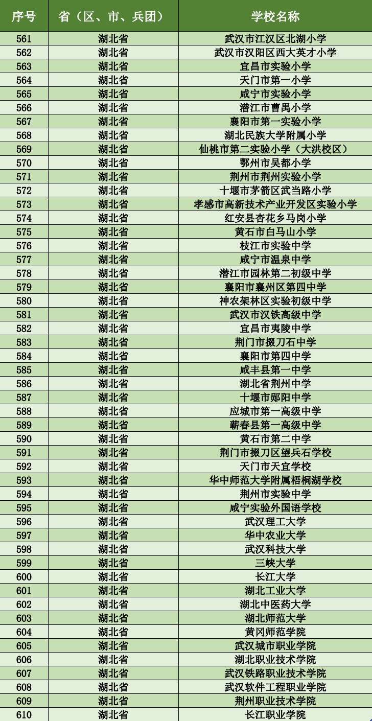 湖北健康学校名单_全国健康学校建设单位名单_武汉最好的网站建设公司