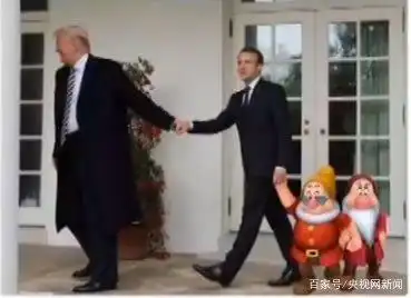 法国总统马克龙 美国总统特朗普 白宫欢迎仪式_特朗普马克龙26秒“掰手腕式握手”