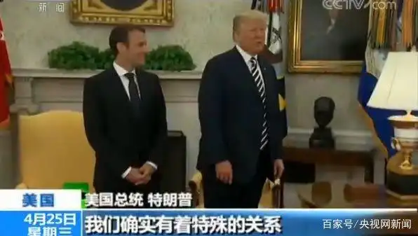 法国总统马克龙 美国总统特朗普 白宫欢迎仪式_特朗普马克龙26秒“掰手腕式握手”