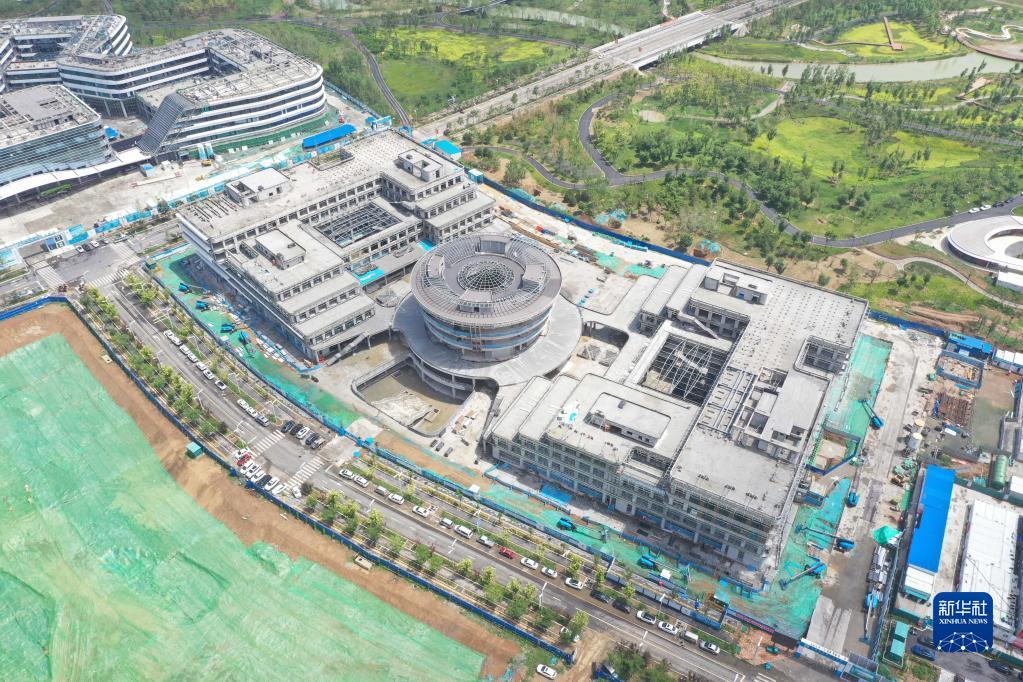 雄安新区启动区项目进展_中国卫星网络集团有限公司雄安新区总部_河北雄安新区 新华网