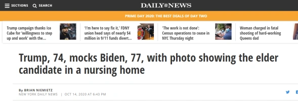 特朗普抱怨美媒用他最差照片当封面_特朗普推特PS拜登图片_特朗普推特拜登疗养院