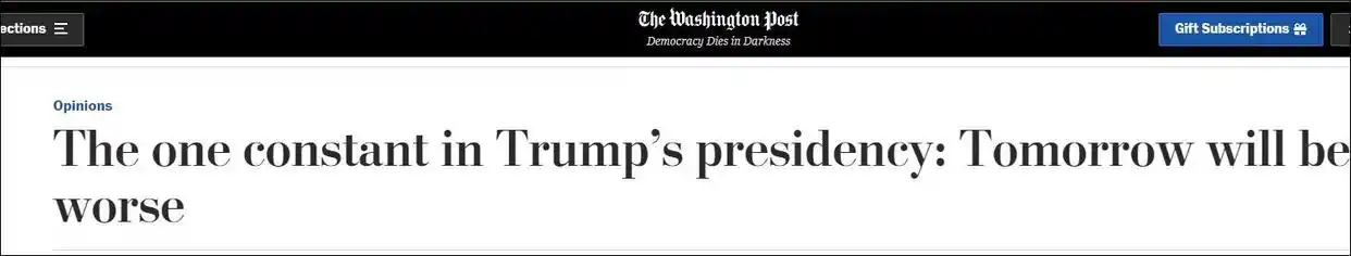 特朗普滥用权力_特朗普无视生命_特朗普抱怨美媒用他最差照片当封面