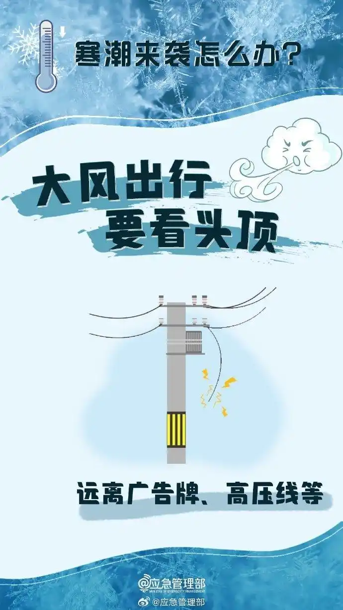 张家口承德北部气温下降12～14℃_寒潮来了！大风雨雪降温在路上_河北省寒潮蓝色预警信号