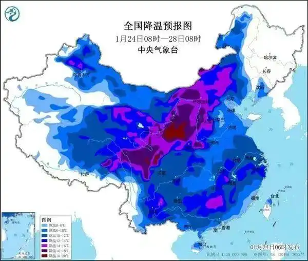 北京大风+寒潮预警！全国多地高速封闭，大范围雨雪在路上！