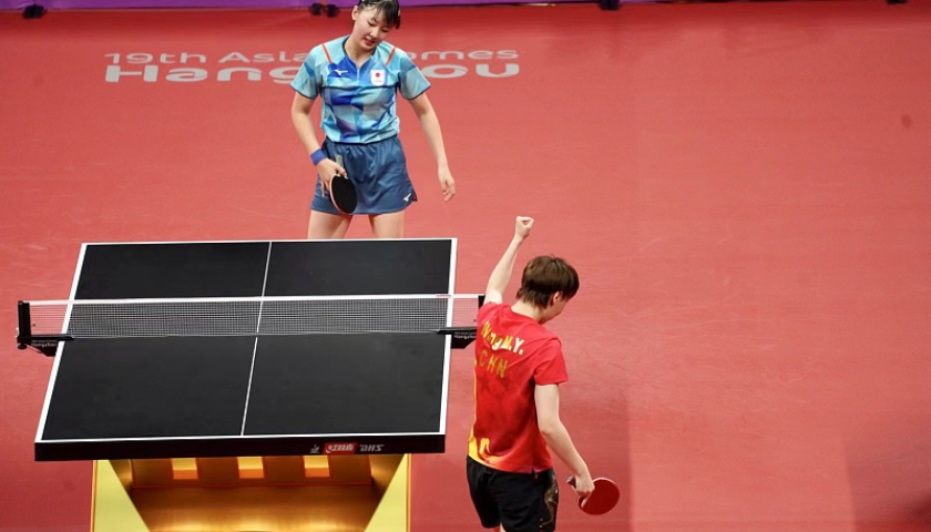 樊振东王楚钦孙颖莎王曼昱表现_樊振东:王楚钦是国乒绝对的领军人物_中国乒乓球队杭州亚运会战绩