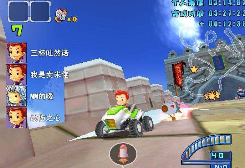 疯狂赛车小游戏_疯狂赛车 怀旧服 木桶车