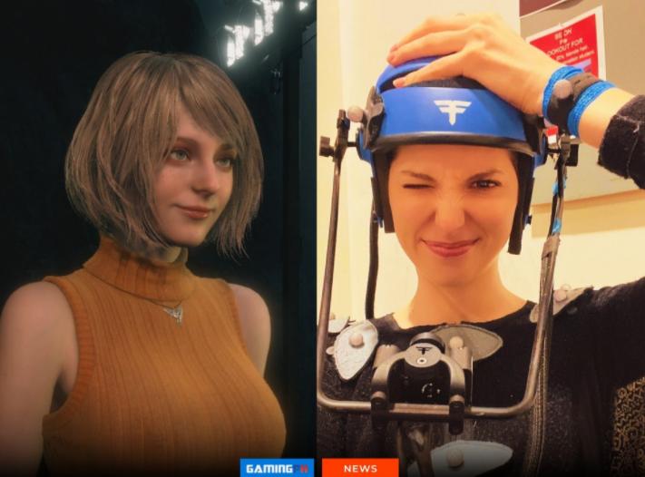 生化危机4预告片_生化危机4重制版 碍事梨 动作捕捉 基因维芙·布赫纳_生化危机4重制版 碍事梨 脸模形象