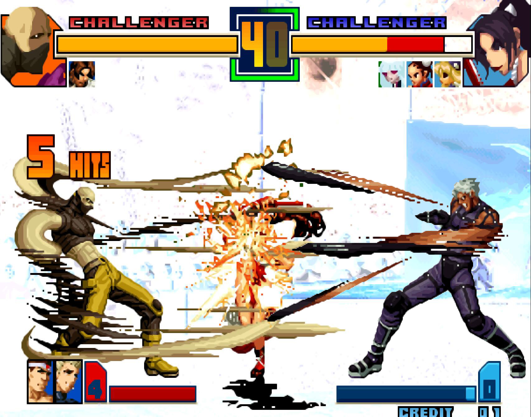 格斗游戏乱拳打死老师傅_游戏厅格斗游戏技术分析_拳皇97无限血