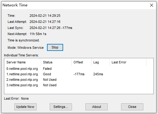 Network Time(时间同步系统)