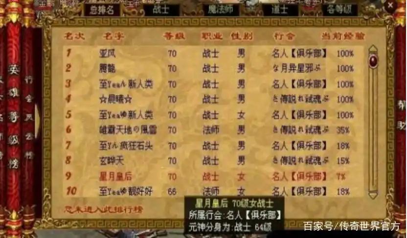 传世名人堂小星腾龍_传奇世界畅爽区天界_传奇世界第一双幸运靴子