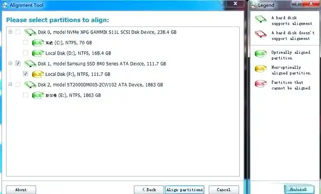 装好系统分好盘如何4k对齐_如何进行固态硬盘4K对齐_固态硬盘4K对齐教程