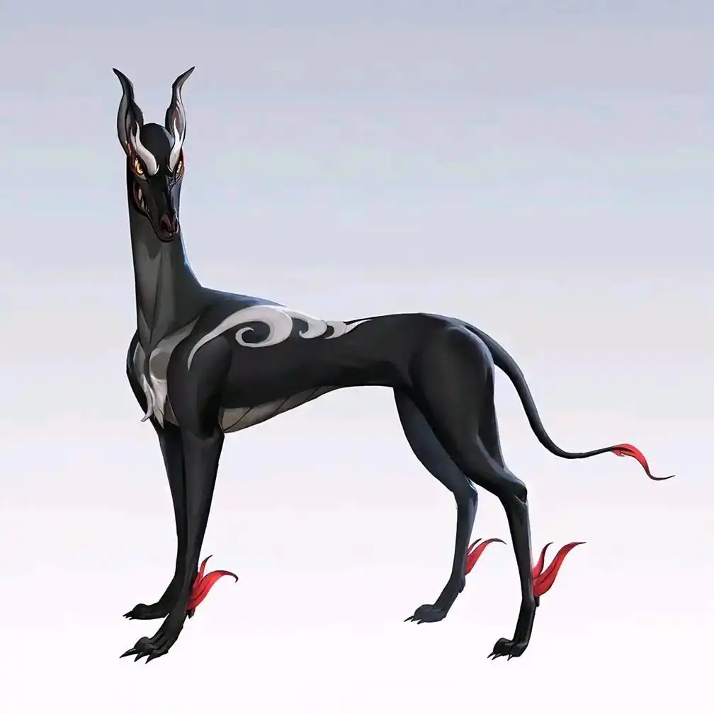 二郎神哮天犬故事_哮天犬神话传说_神将哮天犬