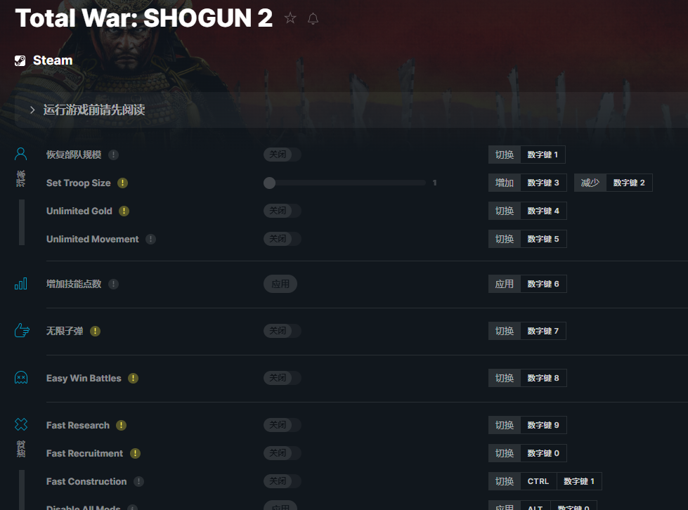 幕府将军2修改器