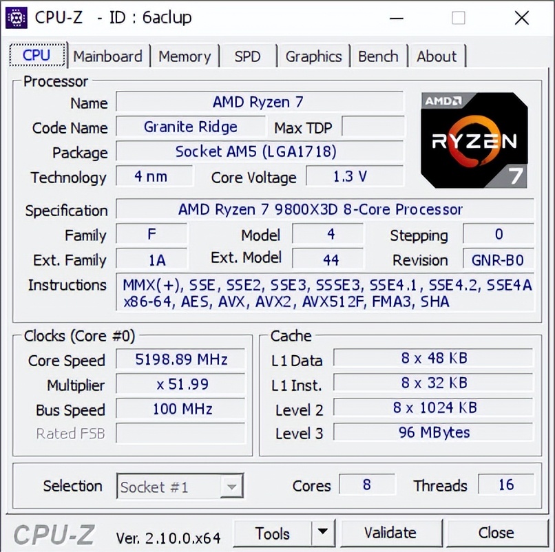 cpu性能测试_Ryzen 7 9800X3D游戏性能对比Ryzen 9 9950X游戏性能 3D-VCache缓存效果分析