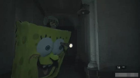 海绵宝宝2_生化危机2重制版 海绵宝宝MOD 章鱼哥追杀