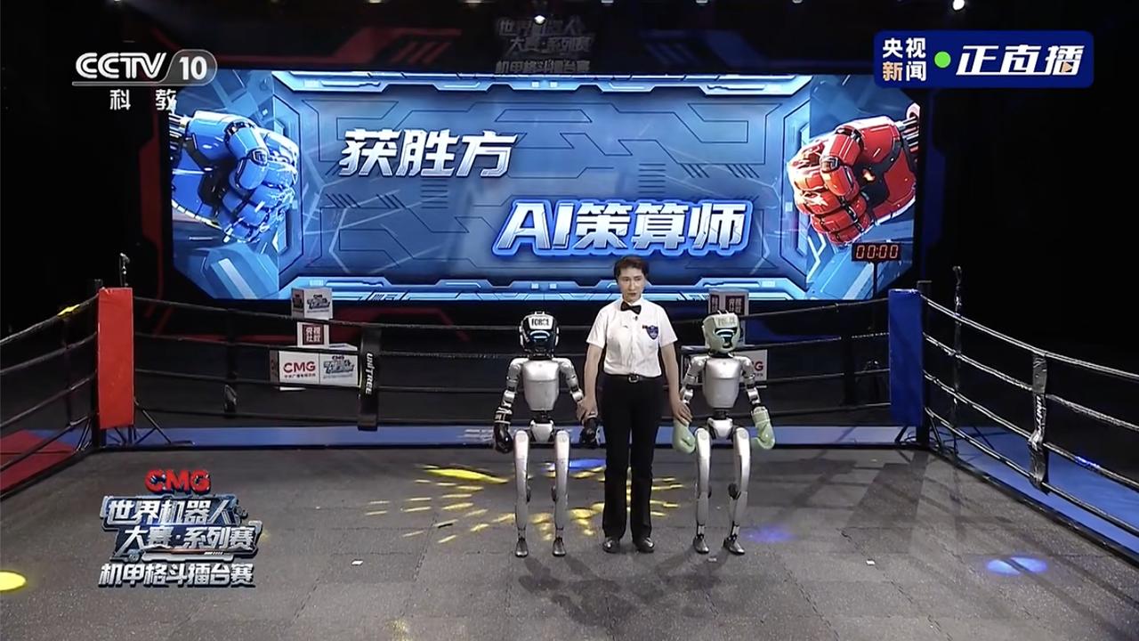 机器人格斗赛_机器人擂台赛_人形机器人打拳比赛