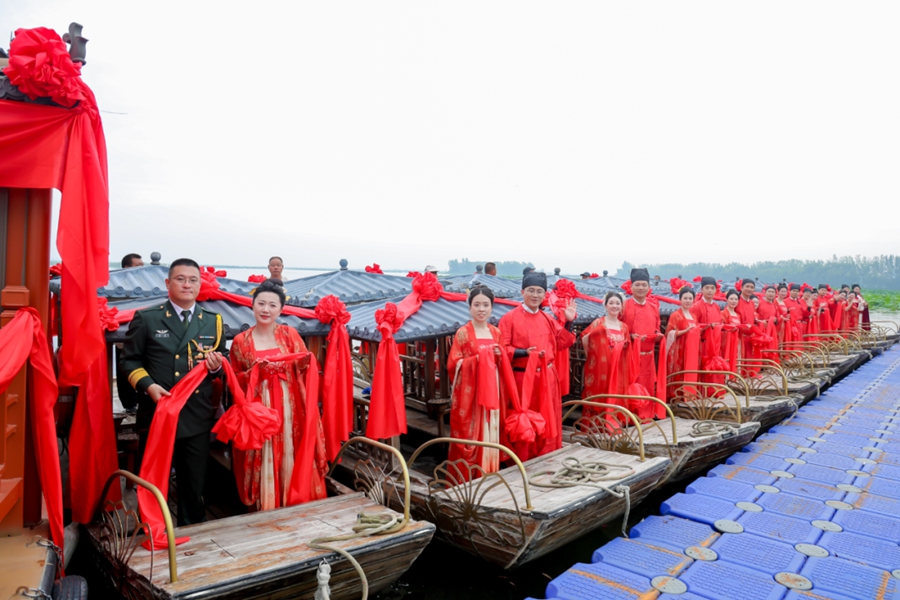 雄安新区婚俗改革_第五届水乡新风集体婚礼_中国集体婚礼网官网