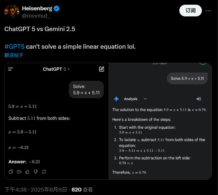 ChatGPT-5最新测评数据_GPT-5能力提升与瓶颈分析_gpt-5连破10道百年悬案级难题
