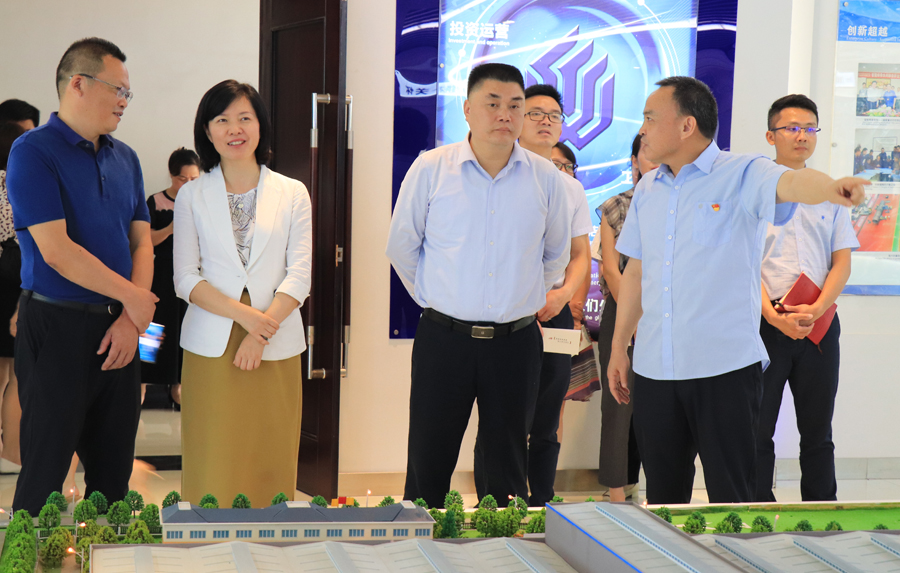 自贡市委常委、组织部部长刘敏调研华西能源党建工作