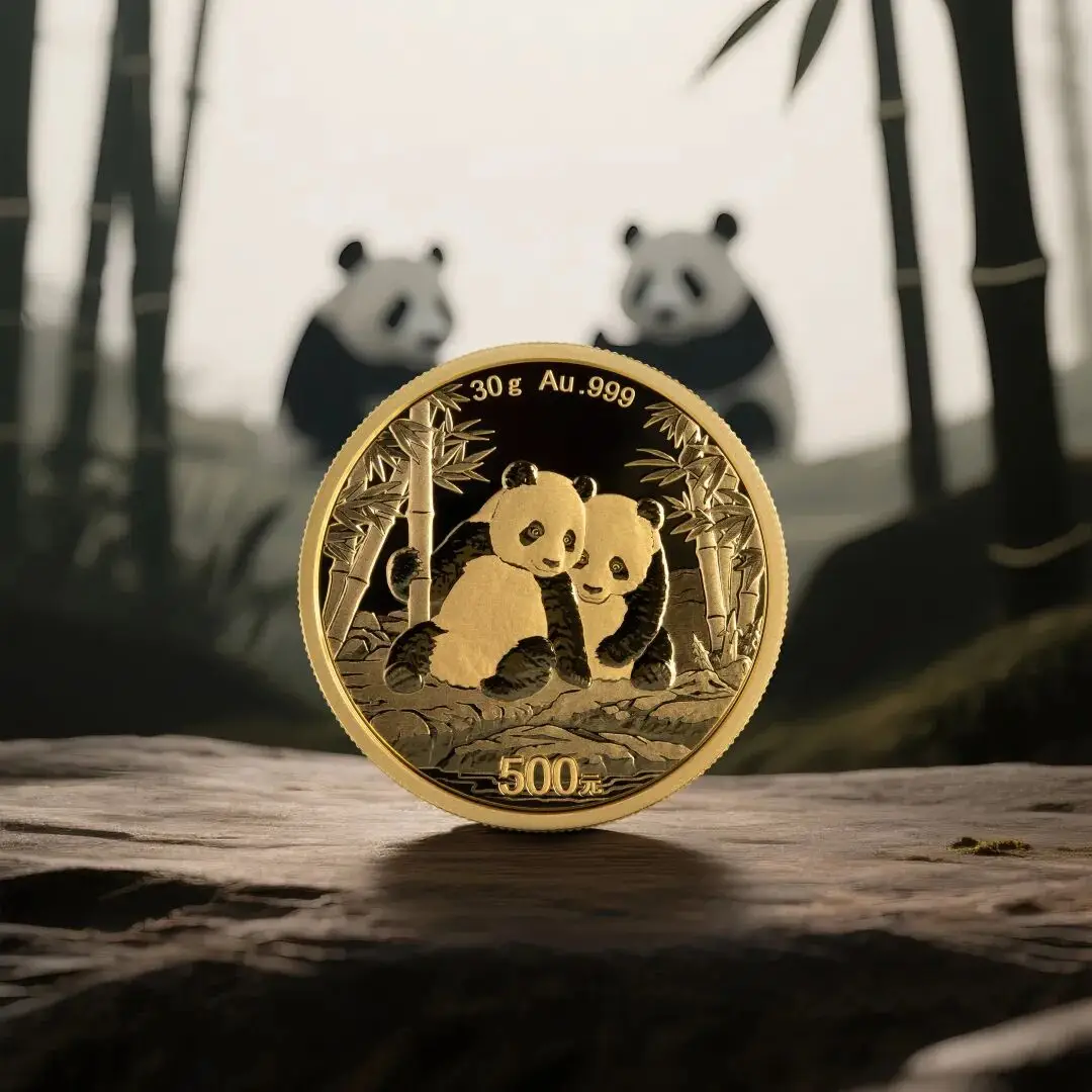 熊猫币设计图稿两只熊猫_2026马年纪念币来了_2026版熊猫纪念币发行公告