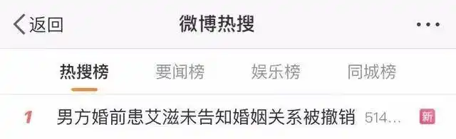 艾滋病感染者婚姻被撤销，原来是因为“隐瞒”