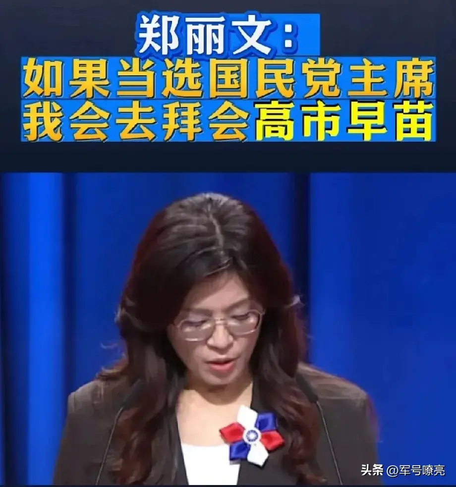 倒计时十天！党主席竞选很热闹，郑丽文迎来最大考验，洪秀柱发声