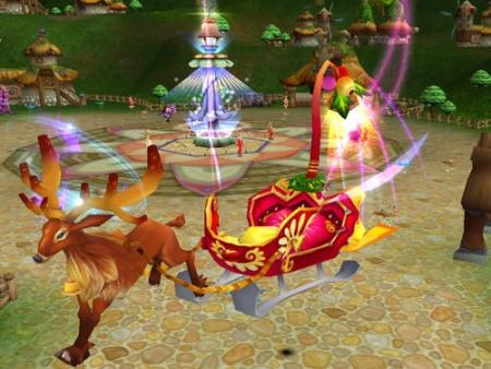 新飞飞圣诞活动游戏体验_圣诞节网络游戏过圣诞好处_新飞飞糖果世界截图