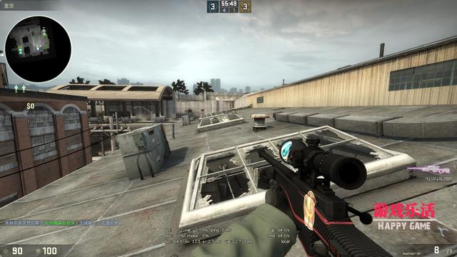 cs1.6地图_cs_assault 仓库地图 白房地图