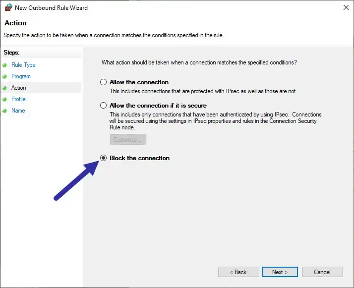 阻止Windows防火墙应用程序访问互联网_阻止网站显示有安全证书错误的内容_如何阻止应用程序通过Windows防火墙访问互联网