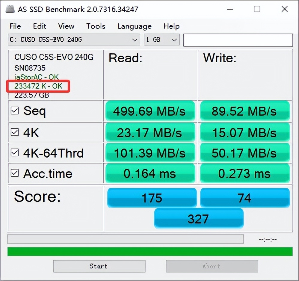 AS SSD Benchmark软件下载_装好系统分好盘如何4k对齐_SSD性能测试参数解读