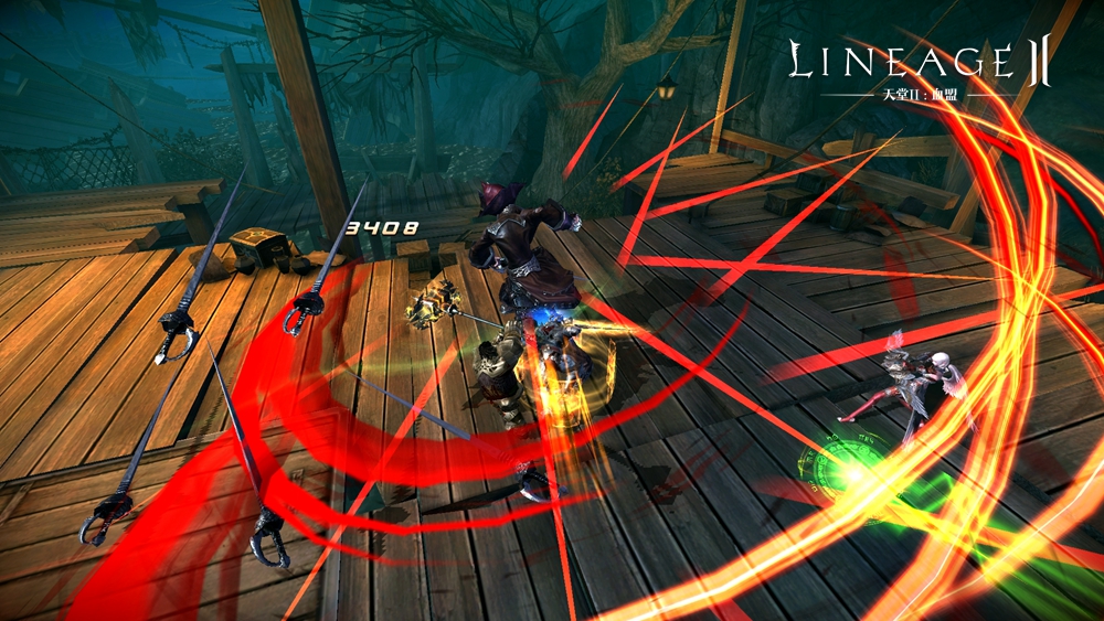 炒冷饭中性词 游戏移植还原 天堂2血盟攻城战_tiantang2