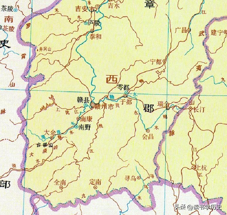江西省瑞金市地图_赣州市历史沿革_赣州市古代行政区划