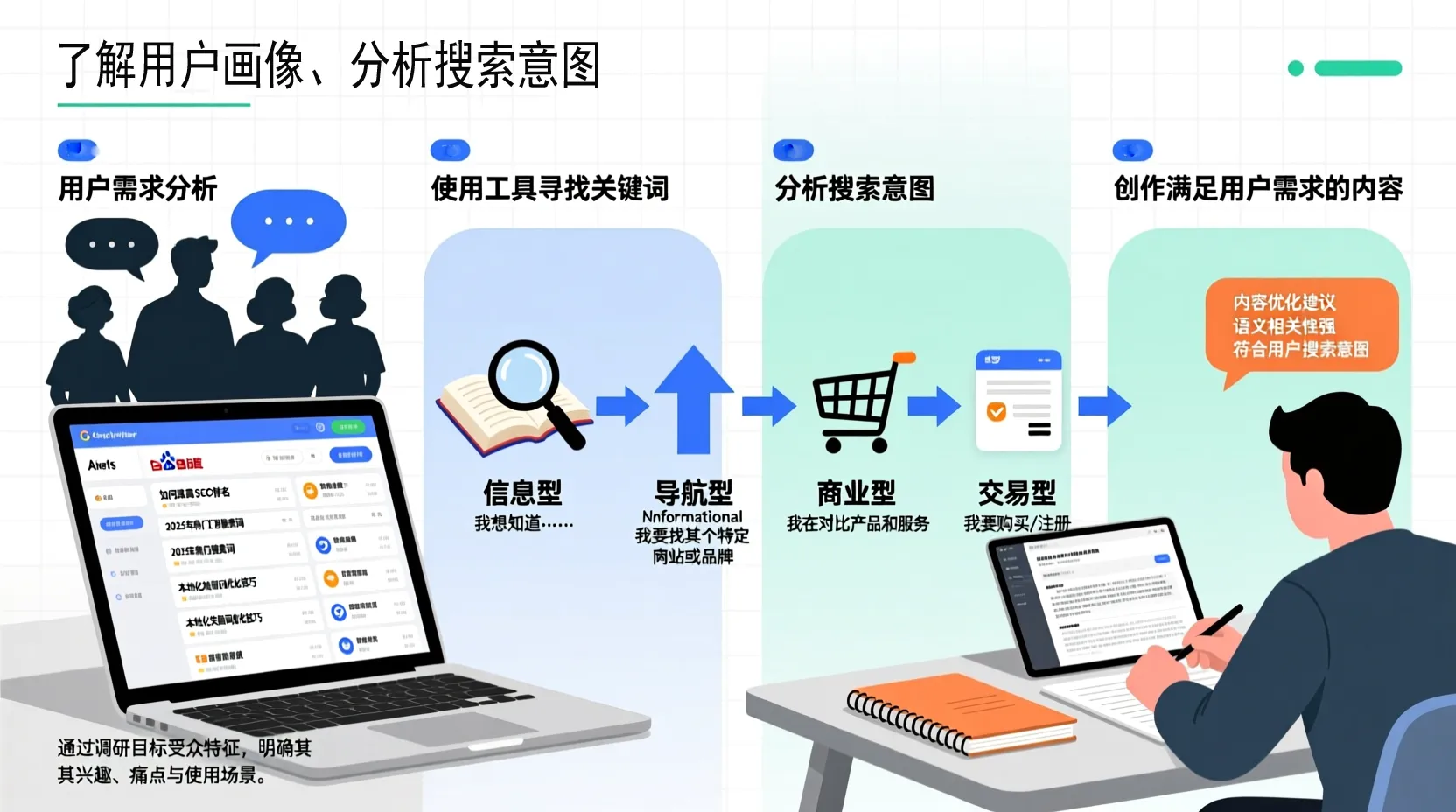 内容创作四步法_使用关键词关连文章_深度挖掘高价值关键词