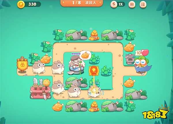 保卫萝卜4第一关通关技巧_baoweiluobo_保卫萝卜4全关卡通关攻略