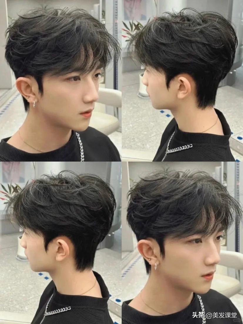 2025男士流行发型_2025男生最火烫发发型_羊毛卷锡纸烫韩式卷