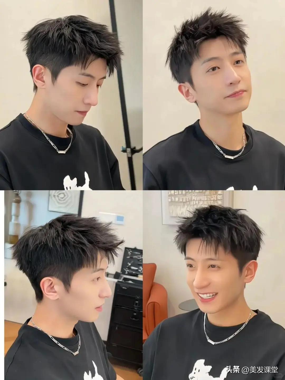 羊毛卷锡纸烫韩式卷_2025男士流行发型_2025男生最火烫发发型