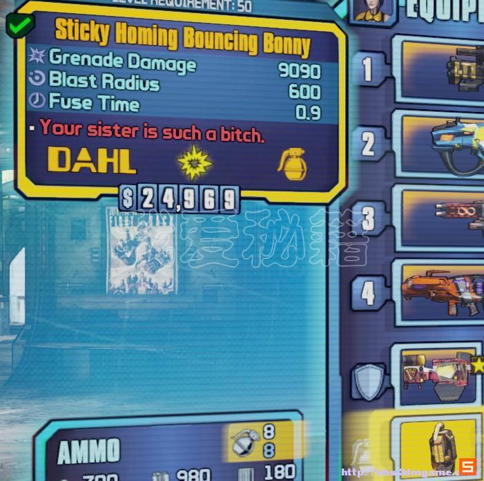 修改Borderlands2存档修改枪支品质_修改Borderlands2存档路径备份方法_无主之地2年度版修改器